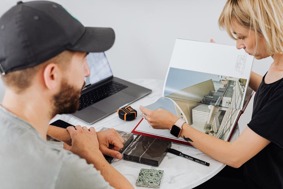 Education PDF Workflow: From Compliance Documentation to Final Document - Team meeting reviewing training materials