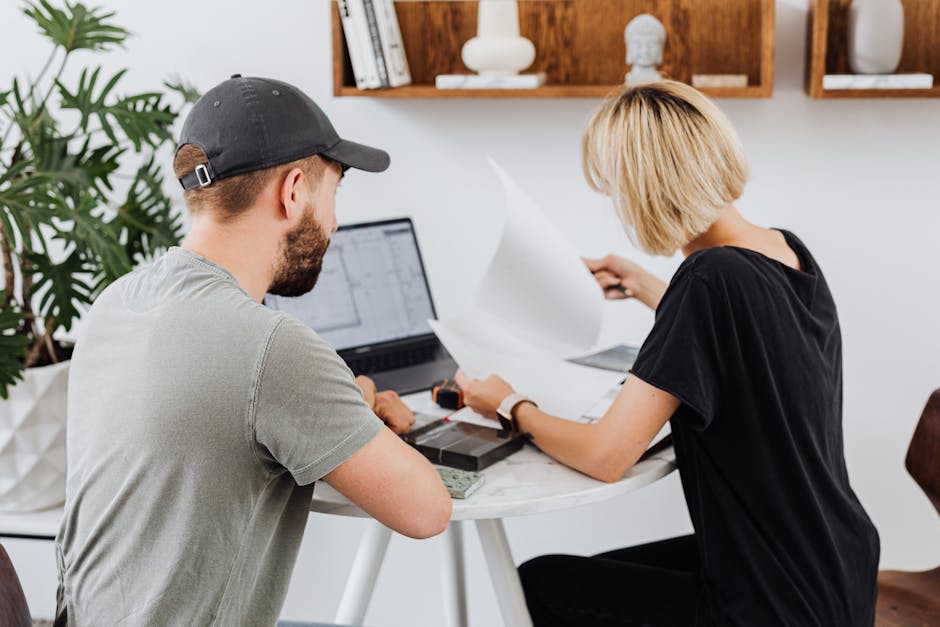 How Freelancers Handle Client Onboarding with Online PDF Tools - Australian architect reviewing documents at desk