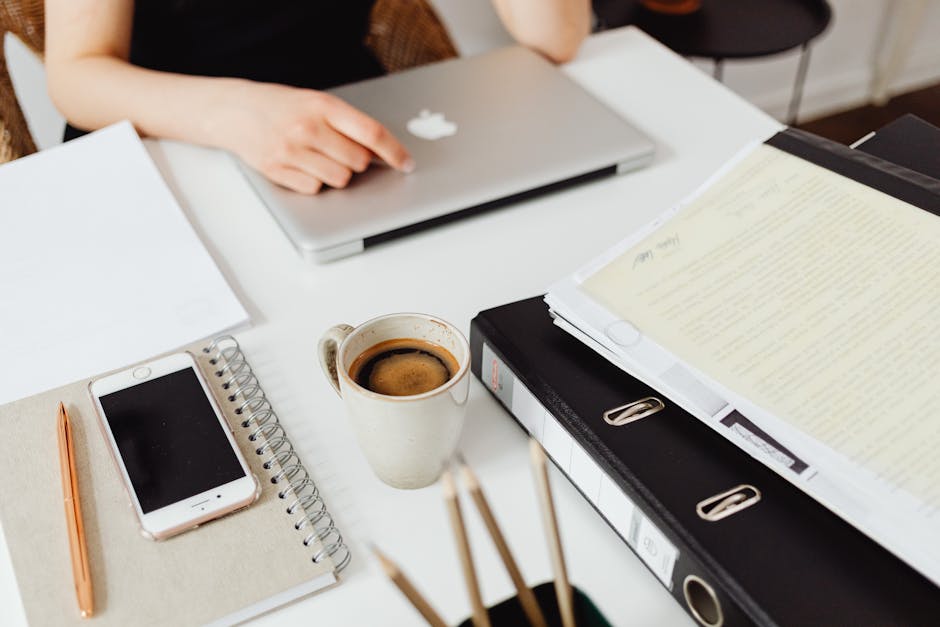 A Sales Representative's Guide to Managing PDFs for Contract Management - organized PDF documents on digital desktop